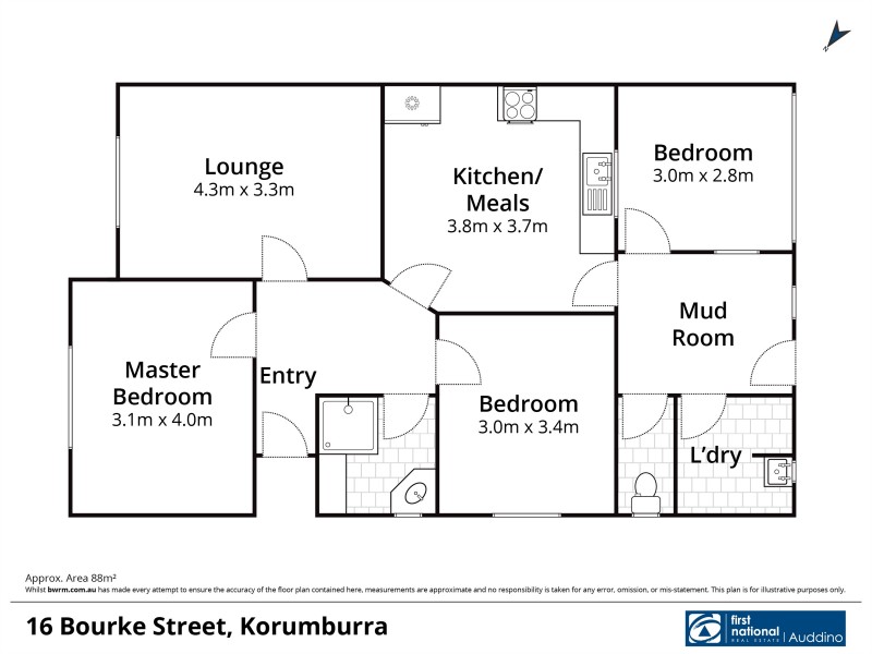 16 Bourke Street, Korumburra VIC 3950 Floorplan