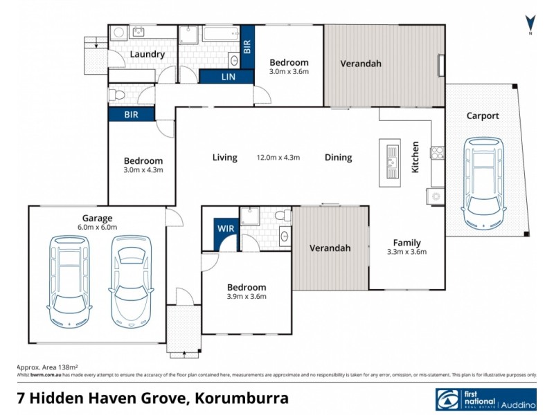 7 Hidden Haven Grove, Korumburra VIC 3950 Floorplan