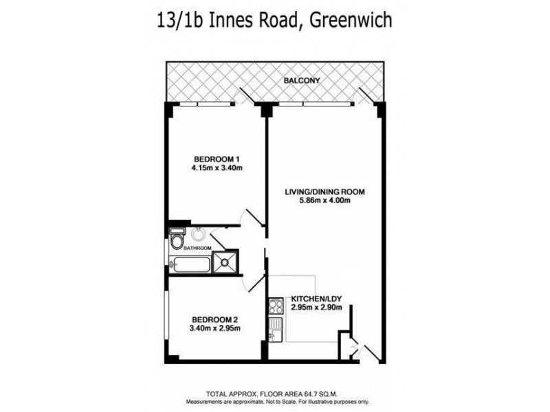 13/1B Innes Road, Greenwich NSW 2065