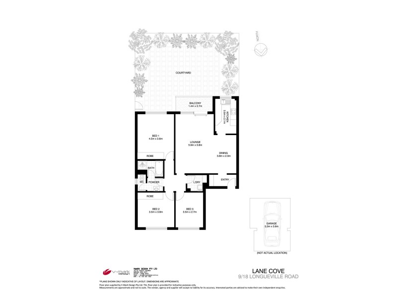9/18 Longueville Road, Lane Cove NSW 2066 Floorplan