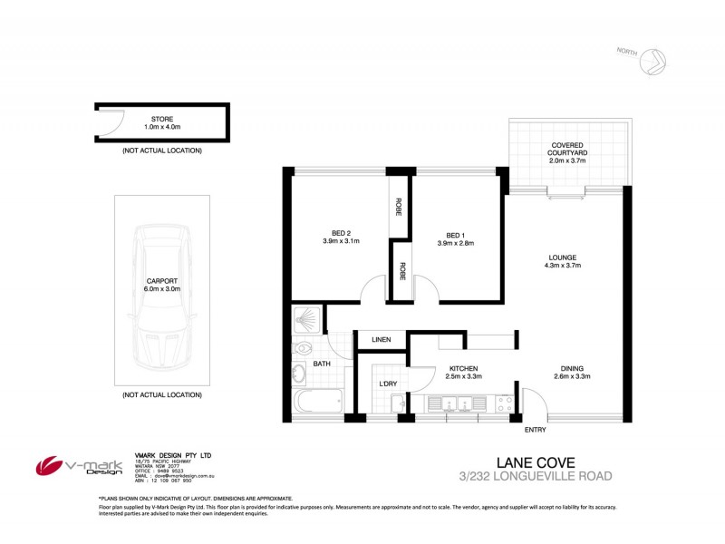 3/232 Longueville Road, Lane Cove NSW 2066 Floorplan