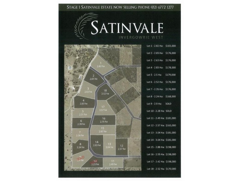 Lot 1-18,  KAREELA ROAD, Invergowrie NSW 2350