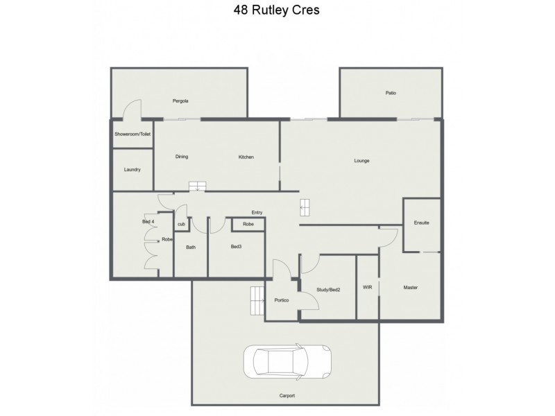 48 Rutley Crescent, Echuca VIC 3564 Floorplan