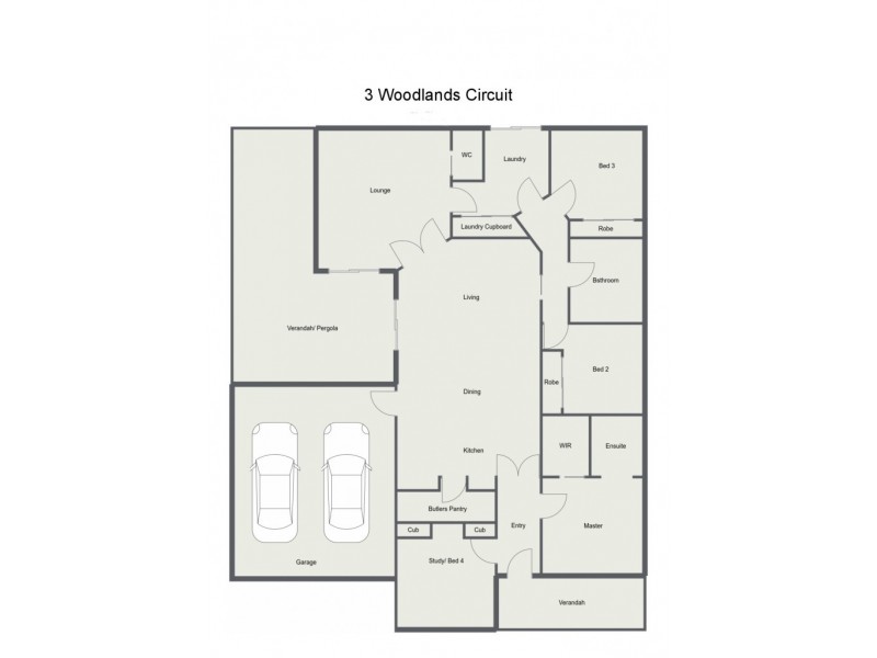 3 Woodlands Circuit, Echuca VIC 3564 Floorplan