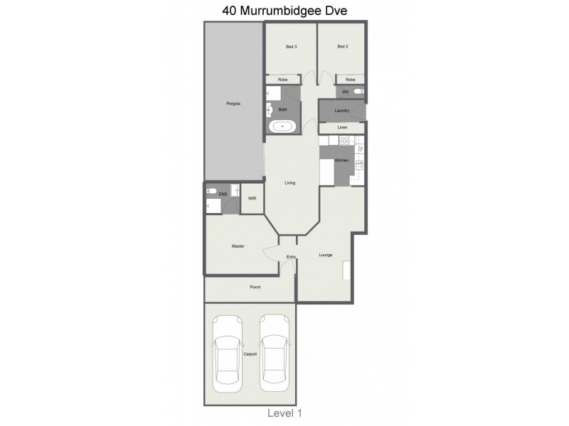 40 Murrumbidgee Drive, Echuca VIC 3564 Floorplan