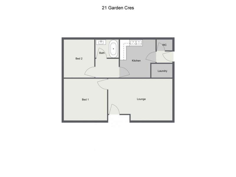21 Garden Cres, Echuca VIC 3564 Floorplan