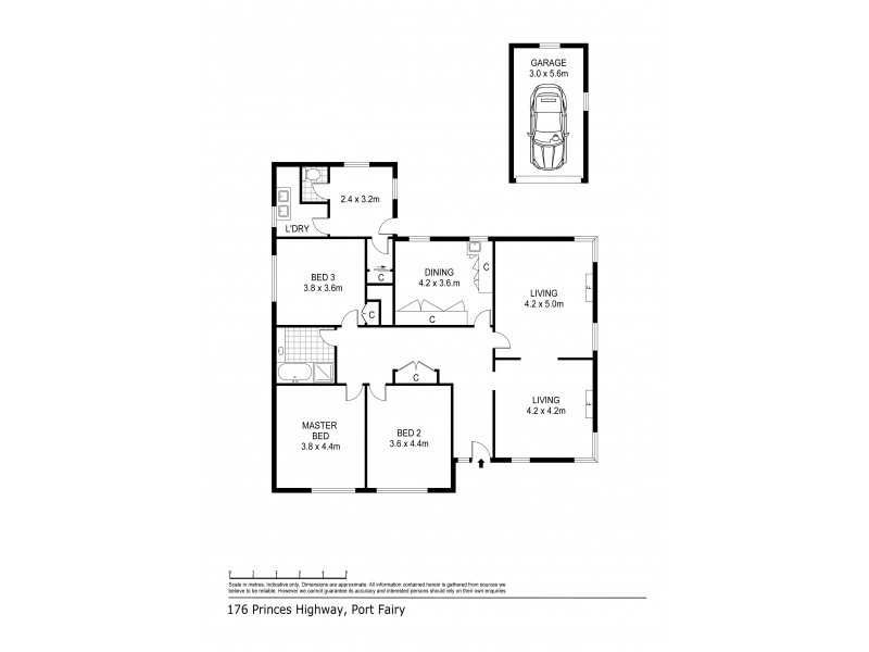 176 Princes Highway, Port Fairy VIC 3284 Floorplan