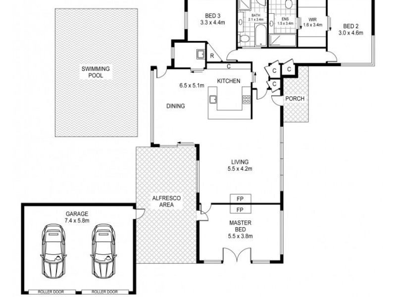 1 James Street, Port Fairy VIC 3284 Floorplan