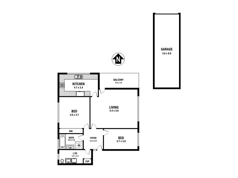 5/165 Homer Street, Earlwood NSW 2206 Floorplan