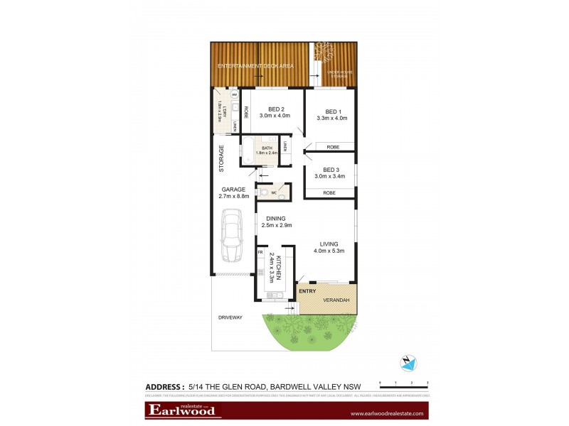 5/14 The Glen Road, Bardwell Valley NSW 2207 Floorplan