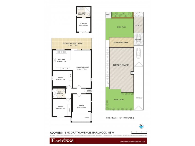 6 McGrath Avenue, Earlwood NSW 2206 Floorplan