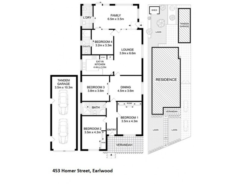 453 Homer Street, Earlwood NSW 2206 Floorplan