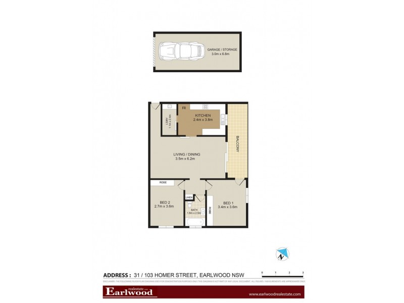 31/103 Homer Street, Earlwood NSW 2206 Floorplan