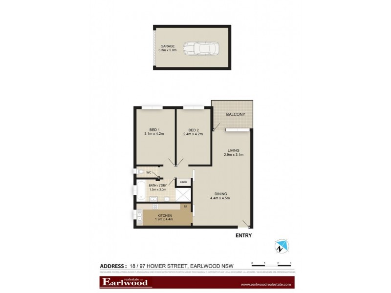 18/97 Homer Street, Earlwood NSW 2206 Floorplan