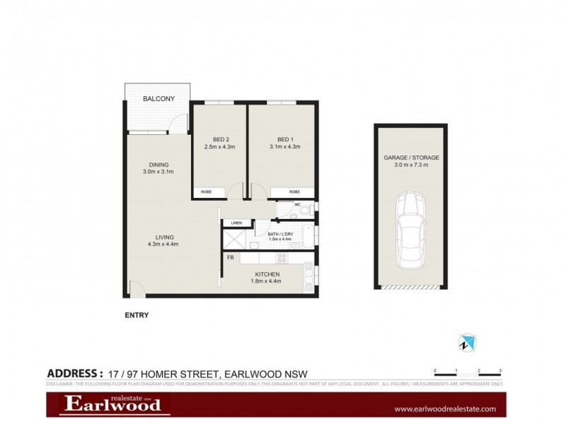 17/97 Homer Street, Earlwood NSW 2206 Floorplan