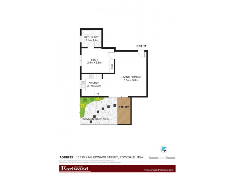 10/25 King Edward Street, Rockdale NSW 2216 Floorplan
