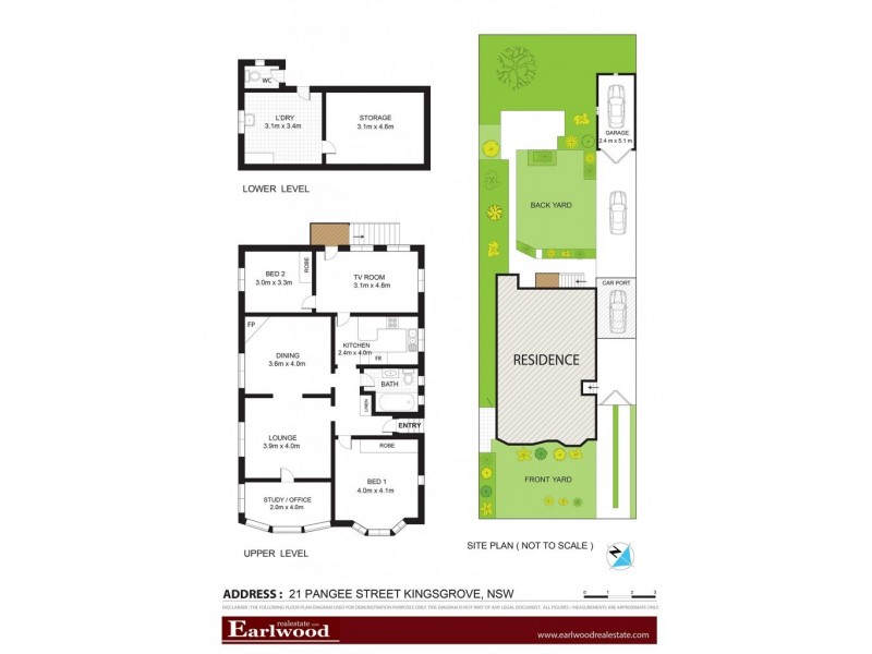 21 Pangee Street, Kingsgrove NSW 2208 Floorplan