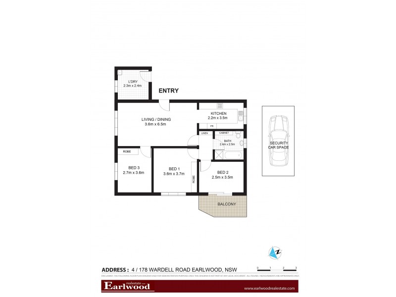 4/178 Wardell Road, Earlwood NSW 2206 Floorplan