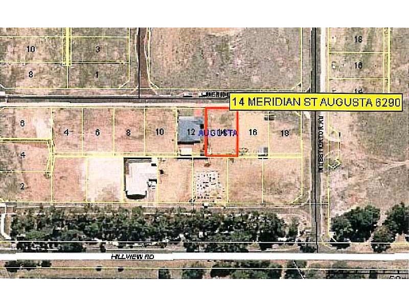 Lot 14,  Meridian Street, Augusta WA 6290