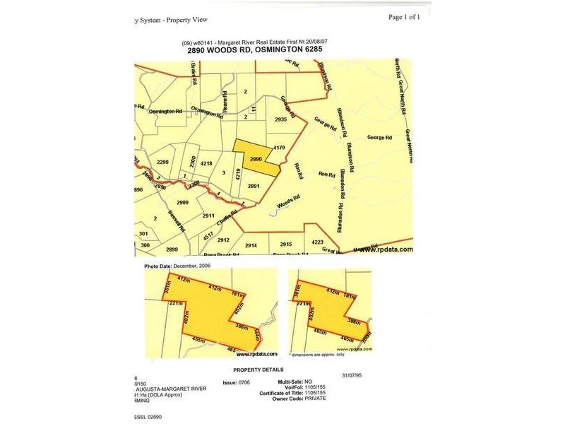 Lot 2890 & 2891 Bramley River Road, Margaret River WA 6285