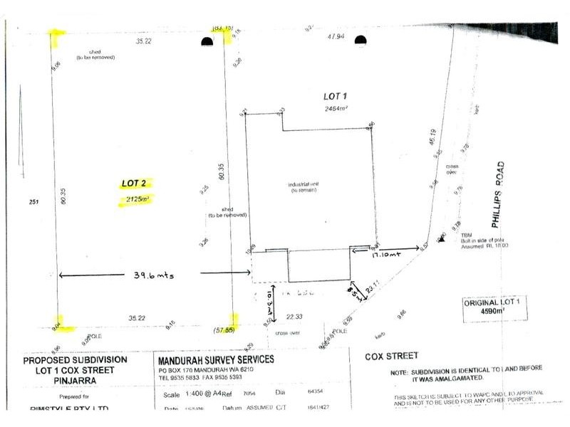 Lot 2 Cox Street, Pinjarra WA 6208