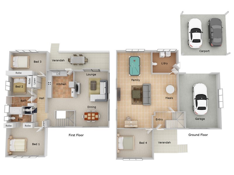 21 St Georges Road, Leura NSW 2780 Floorplan