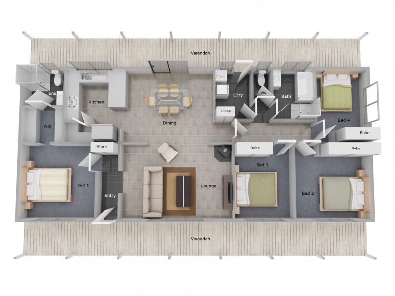 134 Kerma Crescent, Clarence NSW 2790 Floorplan