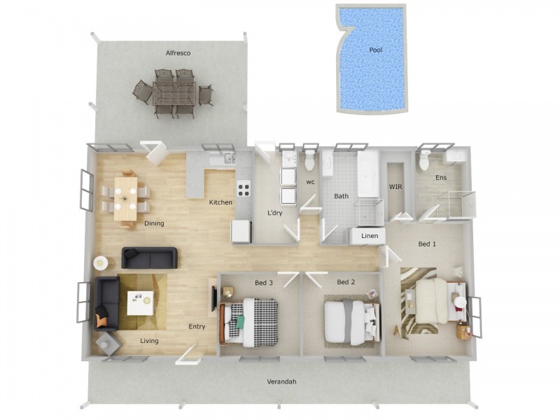 1 Charles Street, Rydal NSW 2790 Floorplan