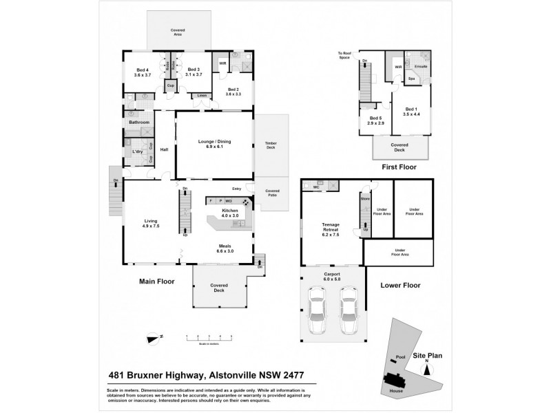 481 Bruxner Highway, Alstonville NSW 2477 Floorplan