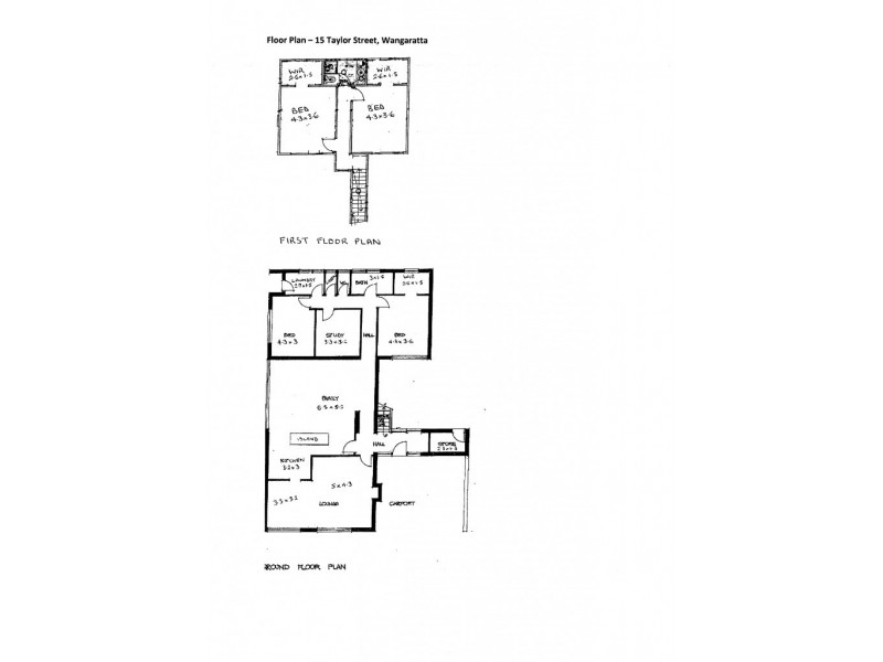 Wangaratta VIC 3677 Floorplan