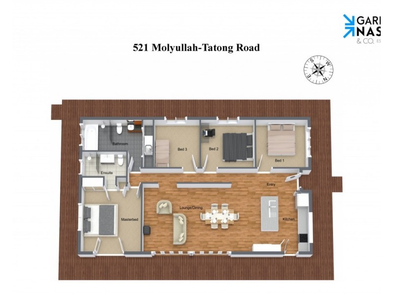 521 Molyullah-Tatong Road, Tatong VIC 3673 Floorplan
