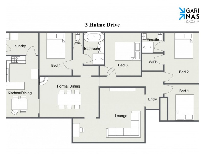 3 Hulme Drive, Wangaratta VIC 3677 Floorplan