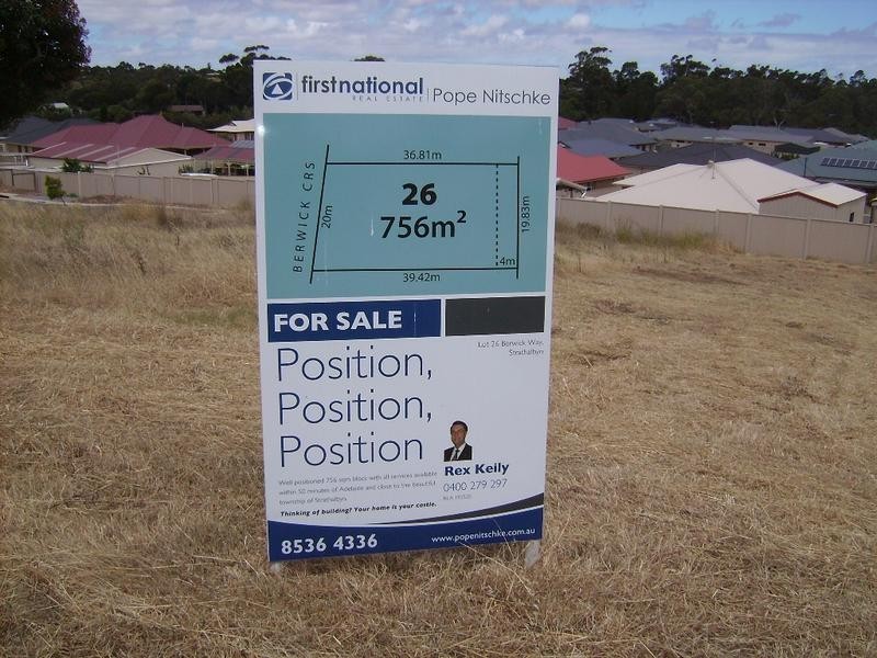 Lot 26 Berwick Crescent, Strathalbyn SA 5255