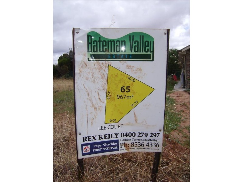 Lot 65 Lee Court, Strathalbyn SA 5255
