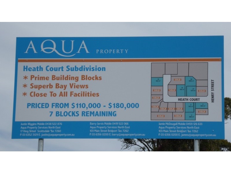 Lot 20, * Heath Court, Bridport TAS 7262