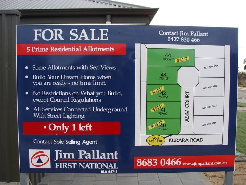 Lot 43 Asim Court, Port Lincoln SA 5606