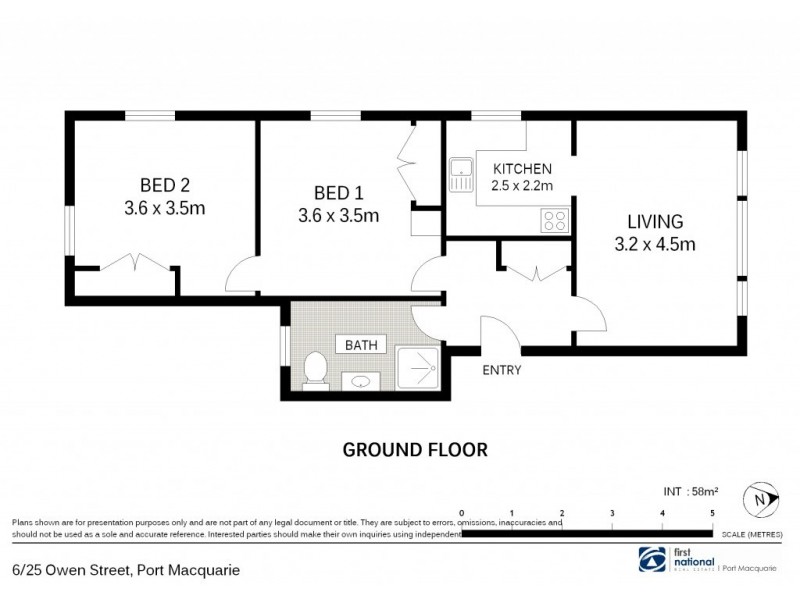6/25 Owen Street, Port Macquarie NSW 2444 Floorplan