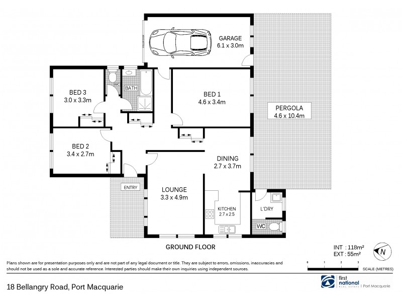 18 Bellangry Road, Port Macquarie NSW 2444 Floorplan
