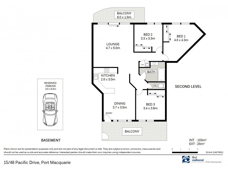 15/48 Pacific Drive, Port Macquarie NSW 2444 Floorplan