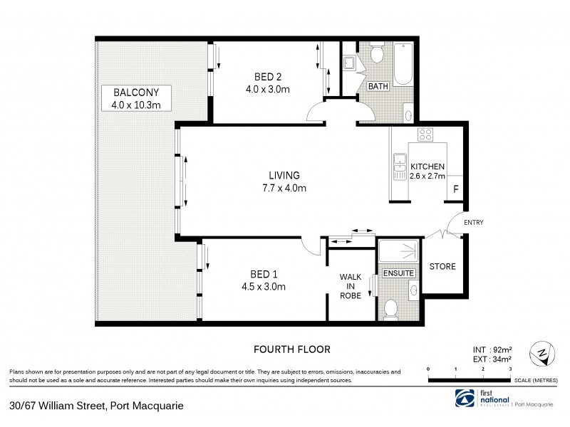 30/67 William Street, Port Macquarie NSW 2444 Floorplan