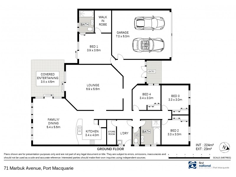 71 Marbuk Avenue, Port Macquarie NSW 2444 Floorplan