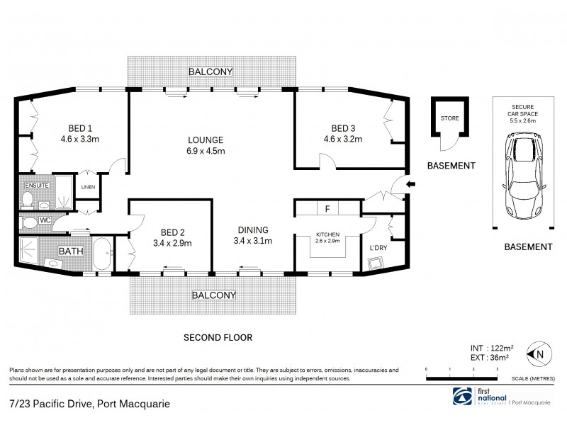 7/23 Pacific Drive, Port Macquarie NSW 2444 Floorplan