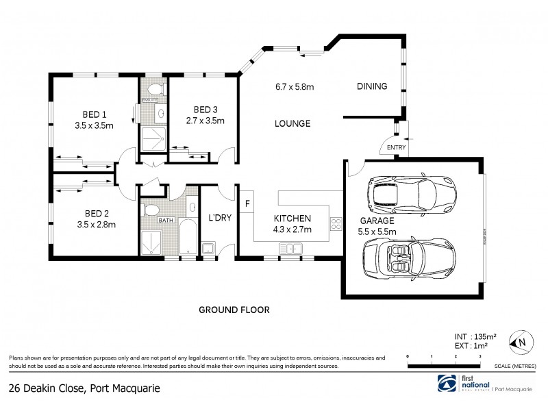 26 Deakin Close, Port Macquarie NSW 2444 Floorplan