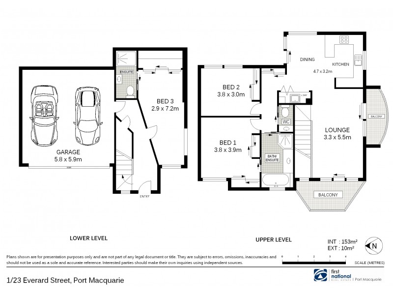 1/23 Everard Street, Port Macquarie NSW 2444 Floorplan