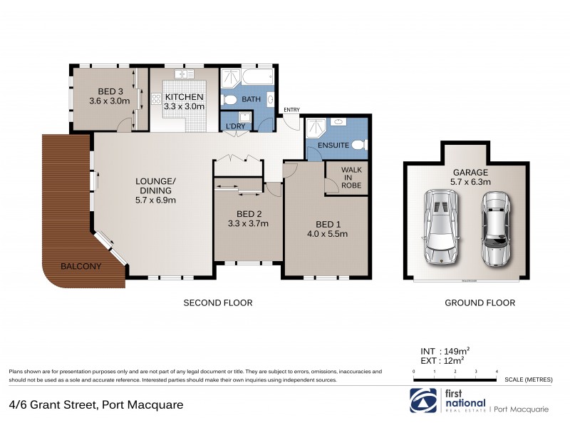 4/6 Grant Street, Port Macquarie NSW 2444 Floorplan