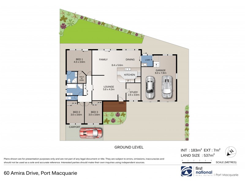 60 Amira Drive, Port Macquarie NSW 2444 Floorplan