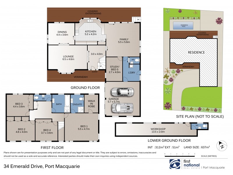 34 Emerald Drive, Port Macquarie NSW 2444 Floorplan