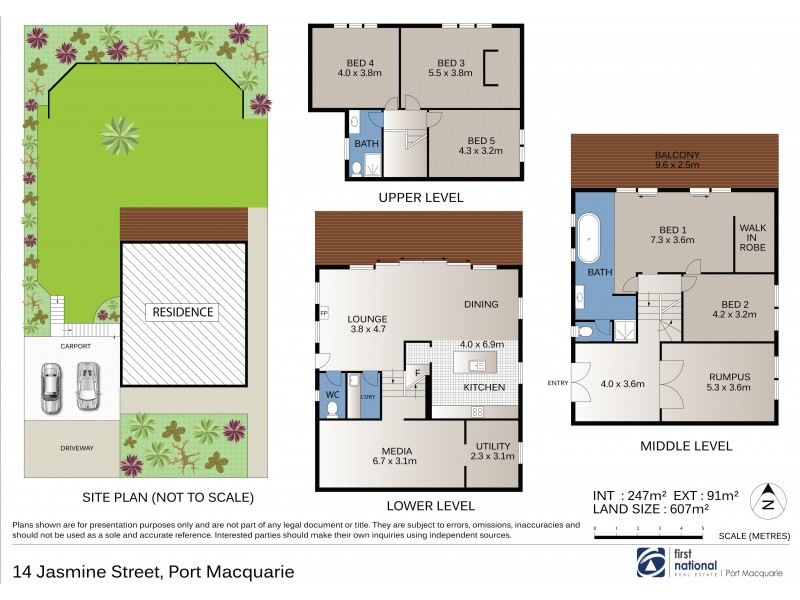 14 Jasmine Street, Port Macquarie NSW 2444 Floorplan