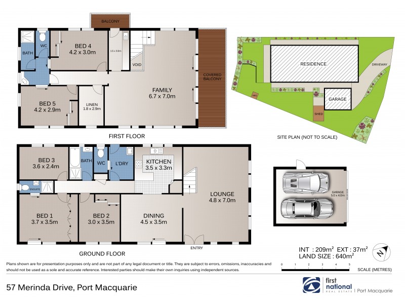 57 Merinda Drive, Port Macquarie NSW 2444 Floorplan