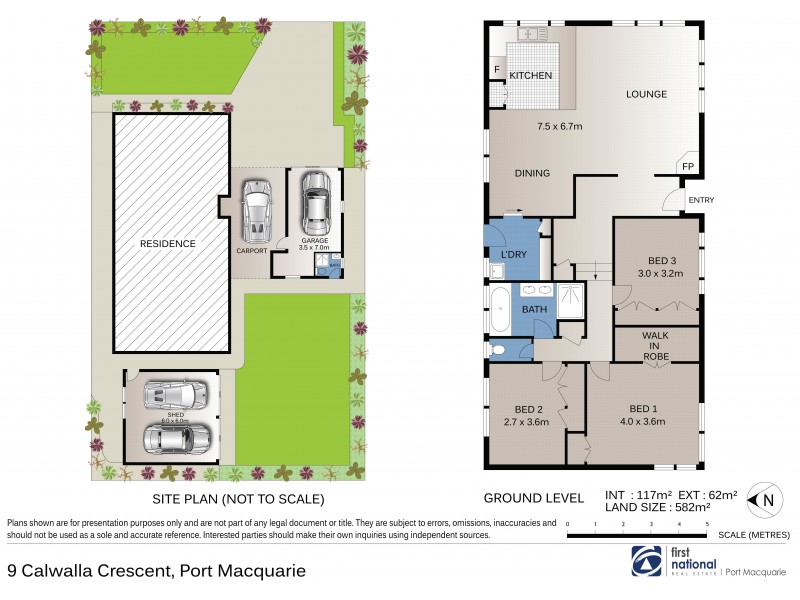 9 Calwalla Crescent, Port Macquarie NSW 2444 Floorplan